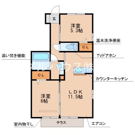 ヴェルドミール・大山IIの物件間取画像